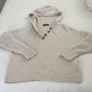 Naadam wool/cashmere Hooded Sweater- M